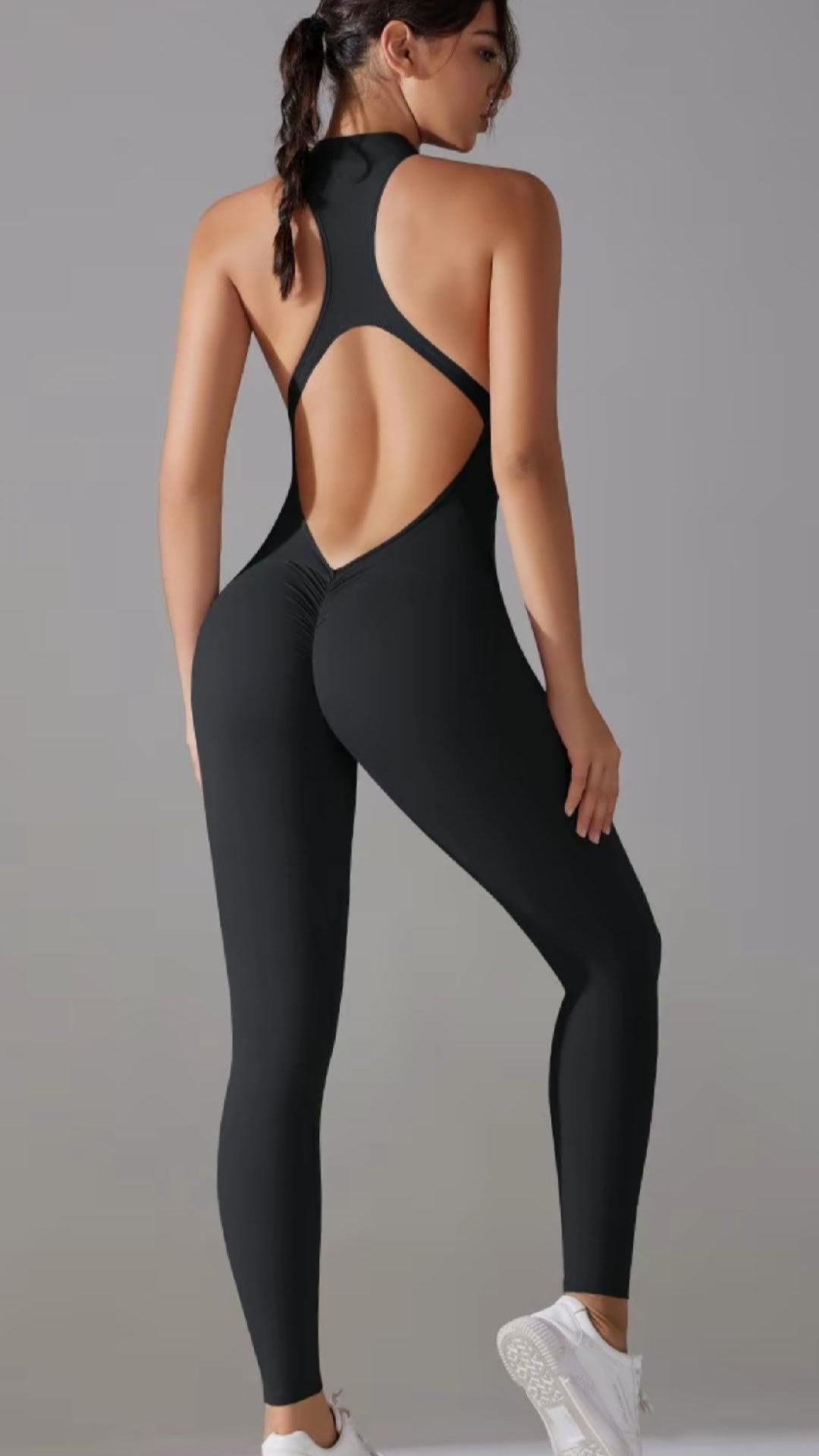 jumpsuit half backless